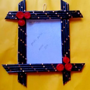 Handmade, black, red A6